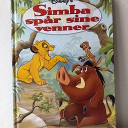 Simba spår sine venner Bog