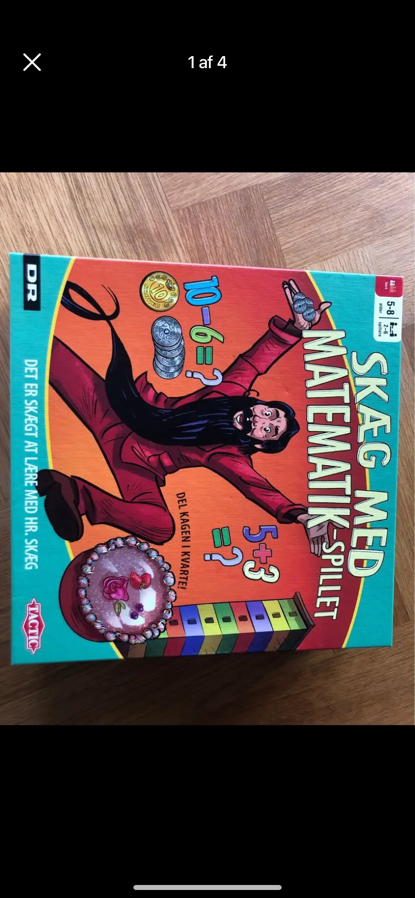 Skæg med matematikspillet Brætspil