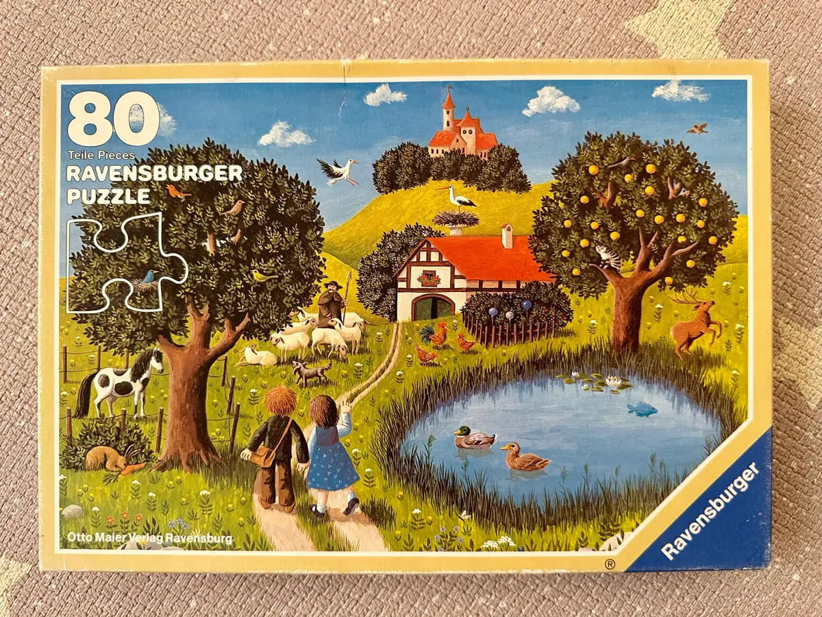 Ravensburger Bondegård landskab puslespil