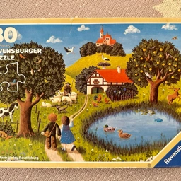 Ravensburger Bondegård landskab puslespil