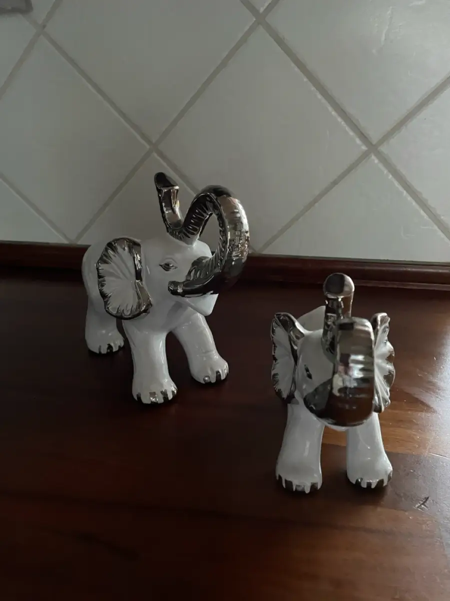 Ukendt Porcelæns elefanter