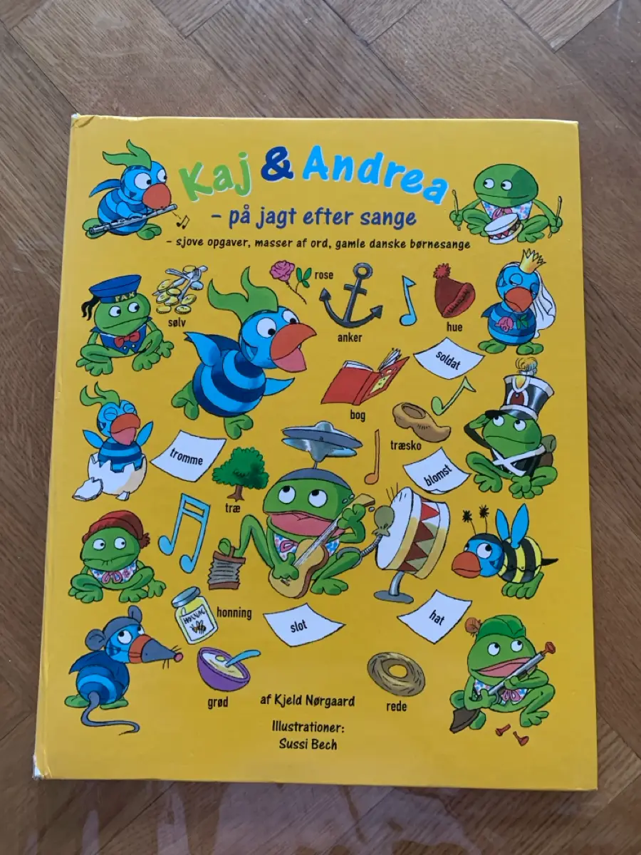 Kaj og Andrea på jagt efter sange Bog