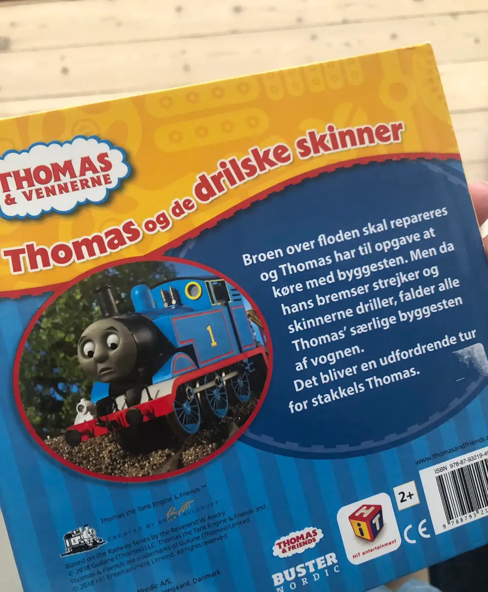 Thomas tog og de drilske skinner Børnebog