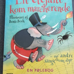 En elefant kom marcherende følebog Bog