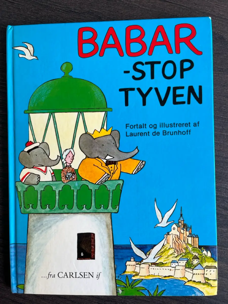 Babar stop tyven Billedbog læs højt Sød højtlæsning historie tegne