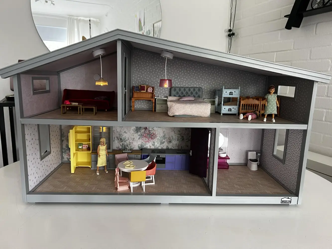 Lundby Dukkehus med tilbehør