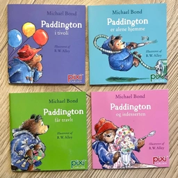 Paddington i Tivoli mfl Fine Paddington pixi bøger