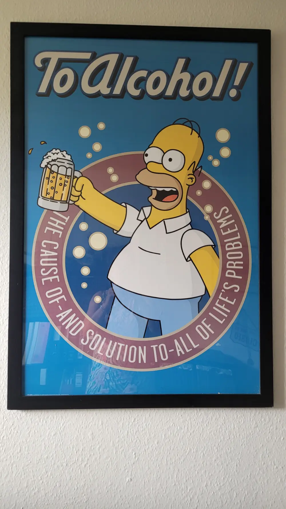 Simpsons Plakat i ramme