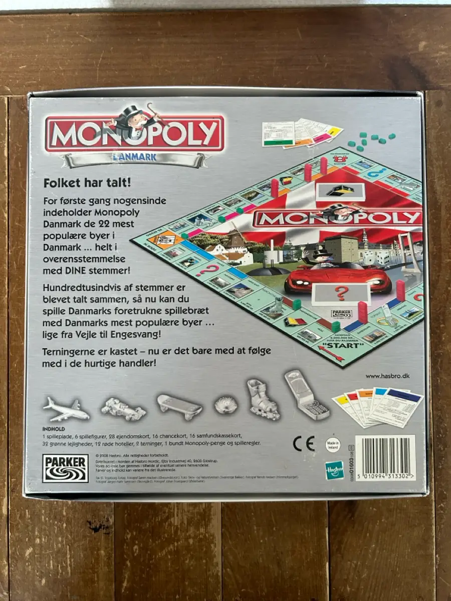 Hasbro Monopoly danmark