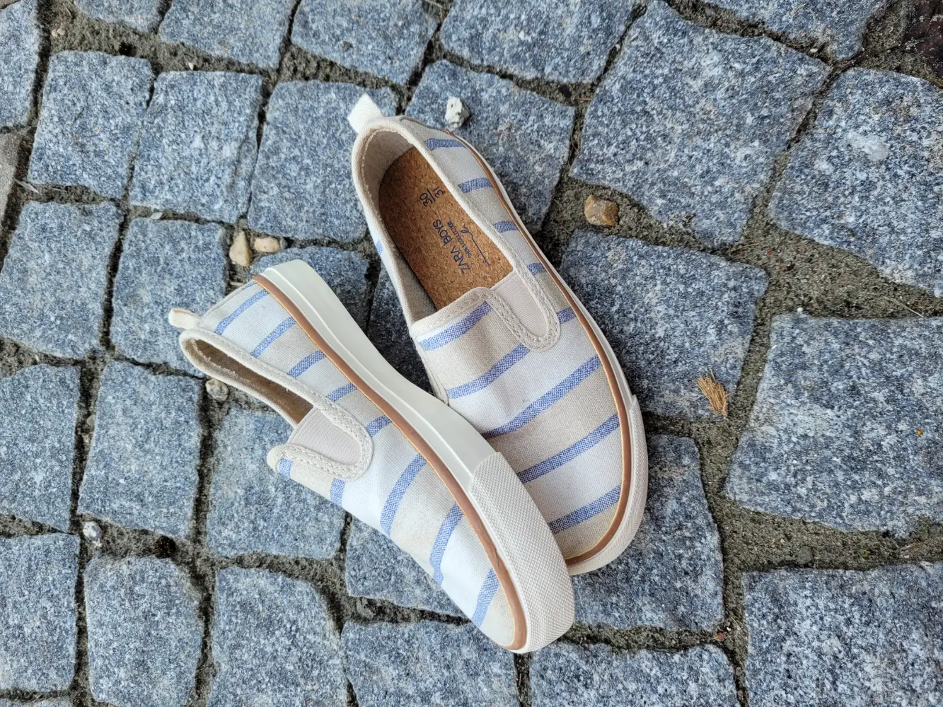 ZARA Sommersko slipons conversestyl