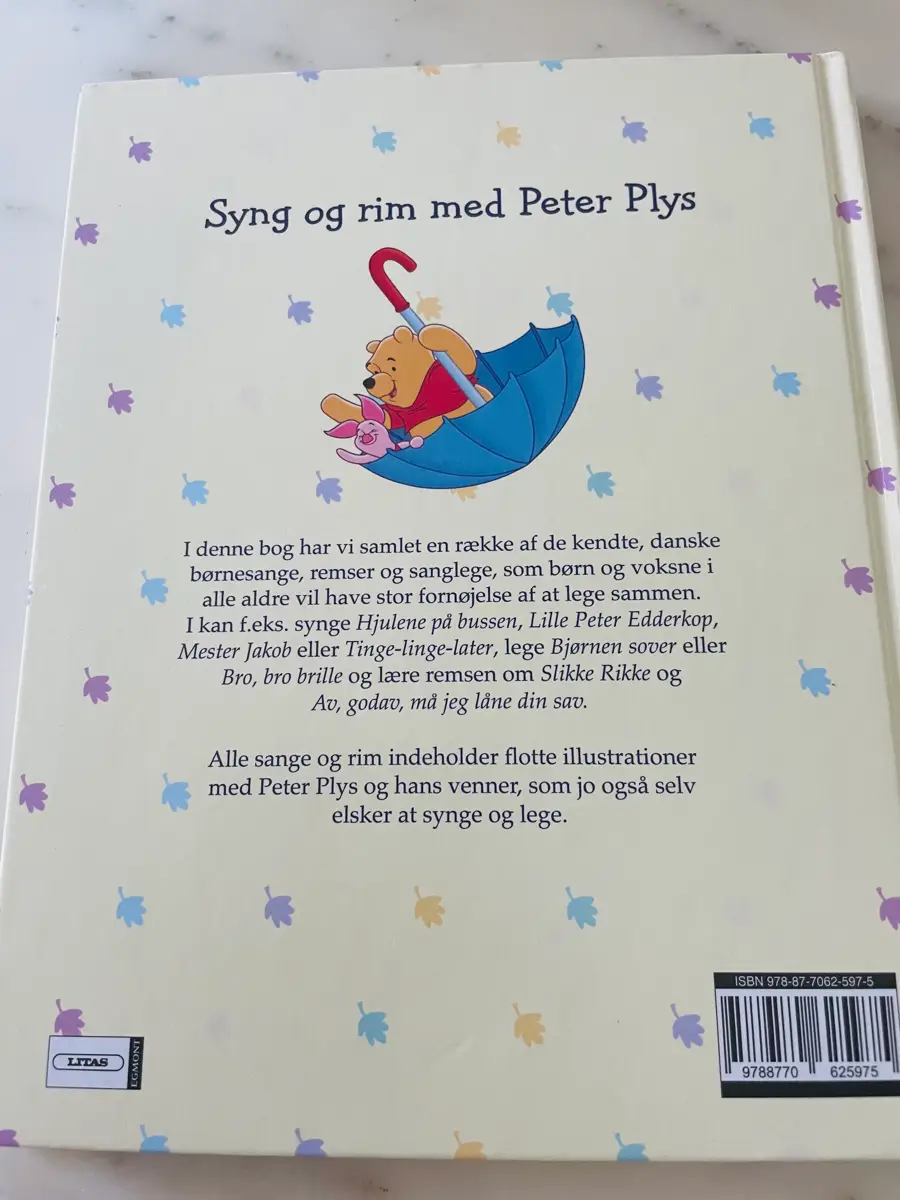 Disney  Peter Plys Bog bøger