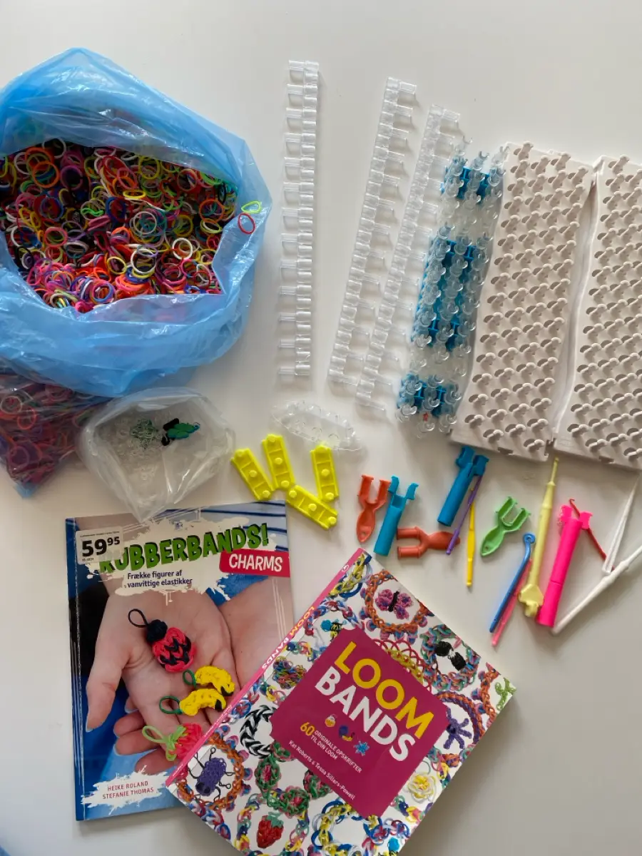 Loom bands Større samling loom bands…