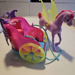 Barbie Dreamtopia hest og vogn