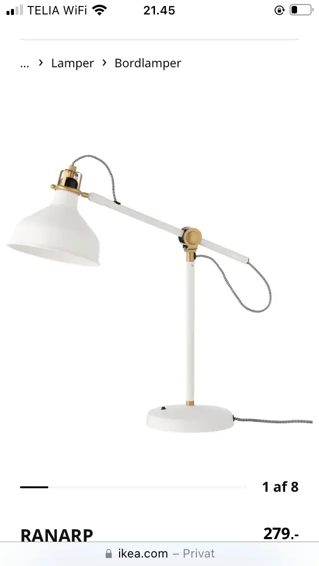 IKEA Bordlampe