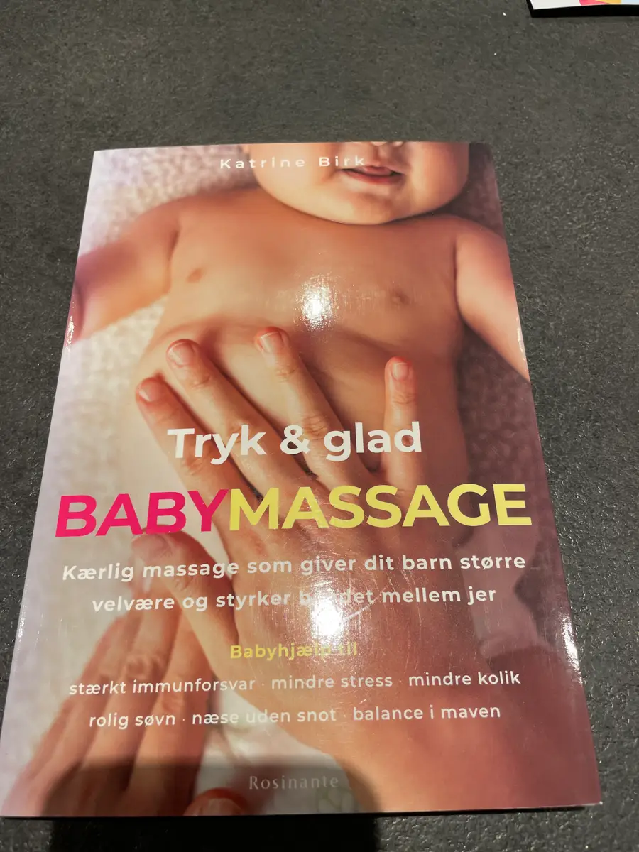 Tryk  glad babymassage Bog