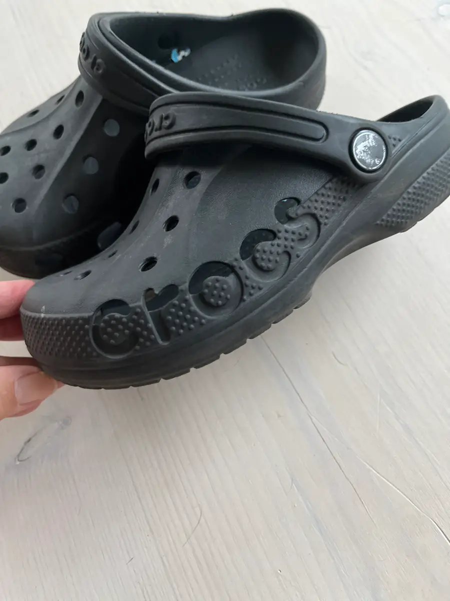 Crocs Sorte gummi træsko