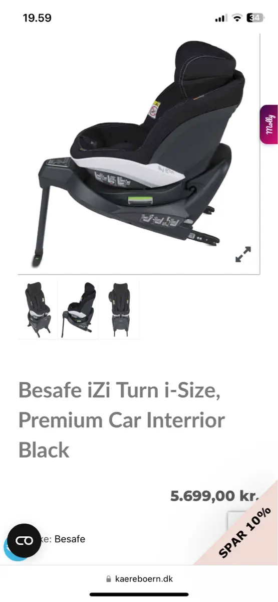 BeSafe iZi Turn i-Size autostol