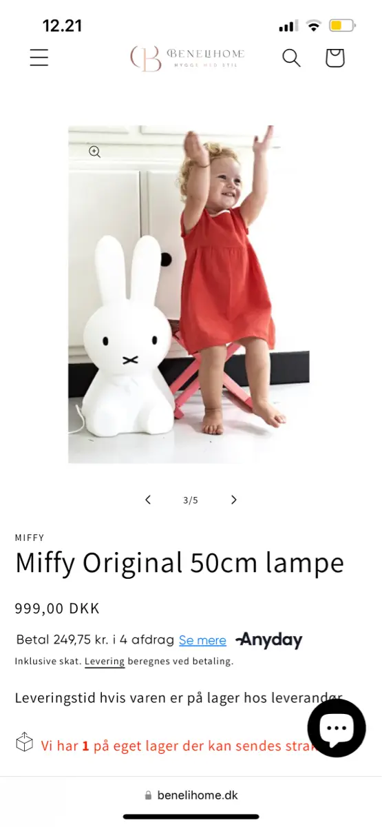 Miffy Lampe