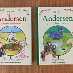 H C Andersen 3 populære eventyr 2 dejlige bøger