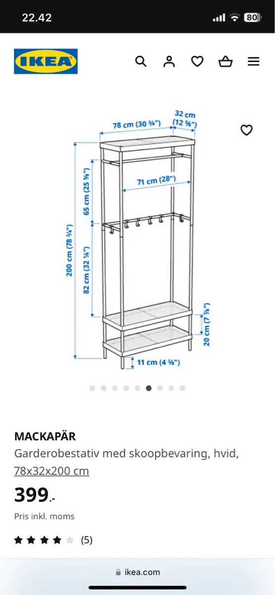 IKEA Tøj stativ