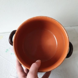 Retro keramik Røreskål krukke sylteglas