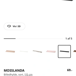 IKEA Mosslanda billedhylde