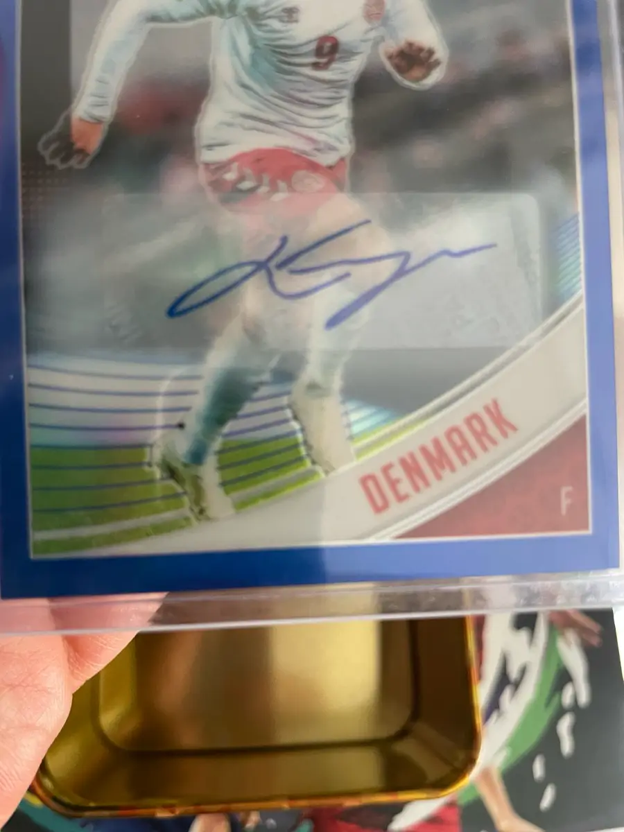 Panini Dolberg autograf Fodboldkort