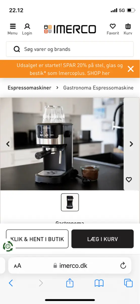 Gastronoma Espresso maskine