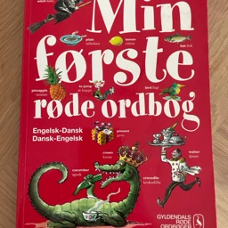 Min første røde ordbog Dansk/engelsk - Engelsk/dansk