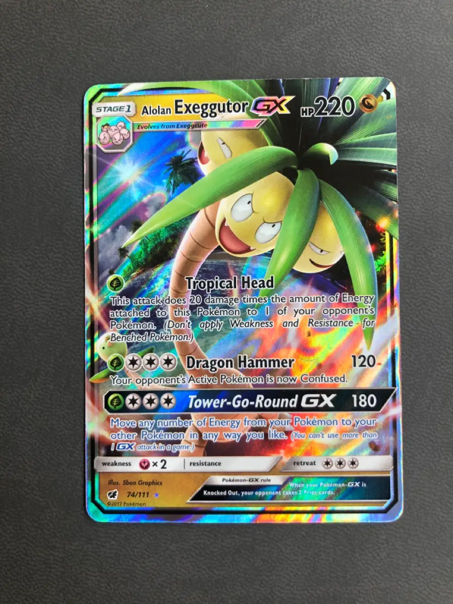 Pokémon Kort: Alolan Exeggutor GX