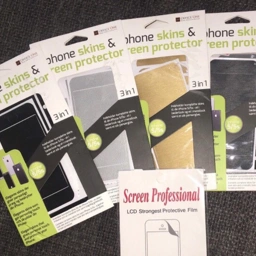 iPhone panserglas 5 5 s skins og screen protector 2 st