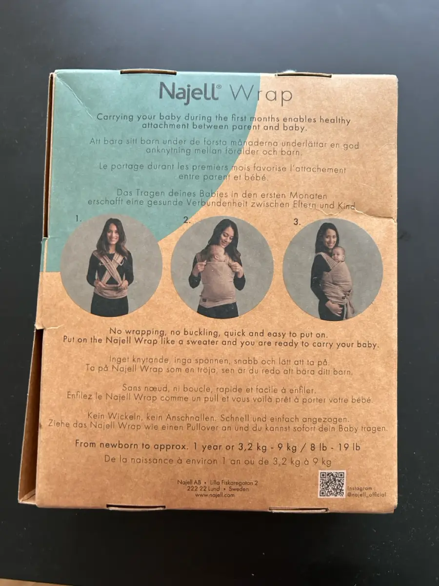 Najell Wrap vikle t-shirt