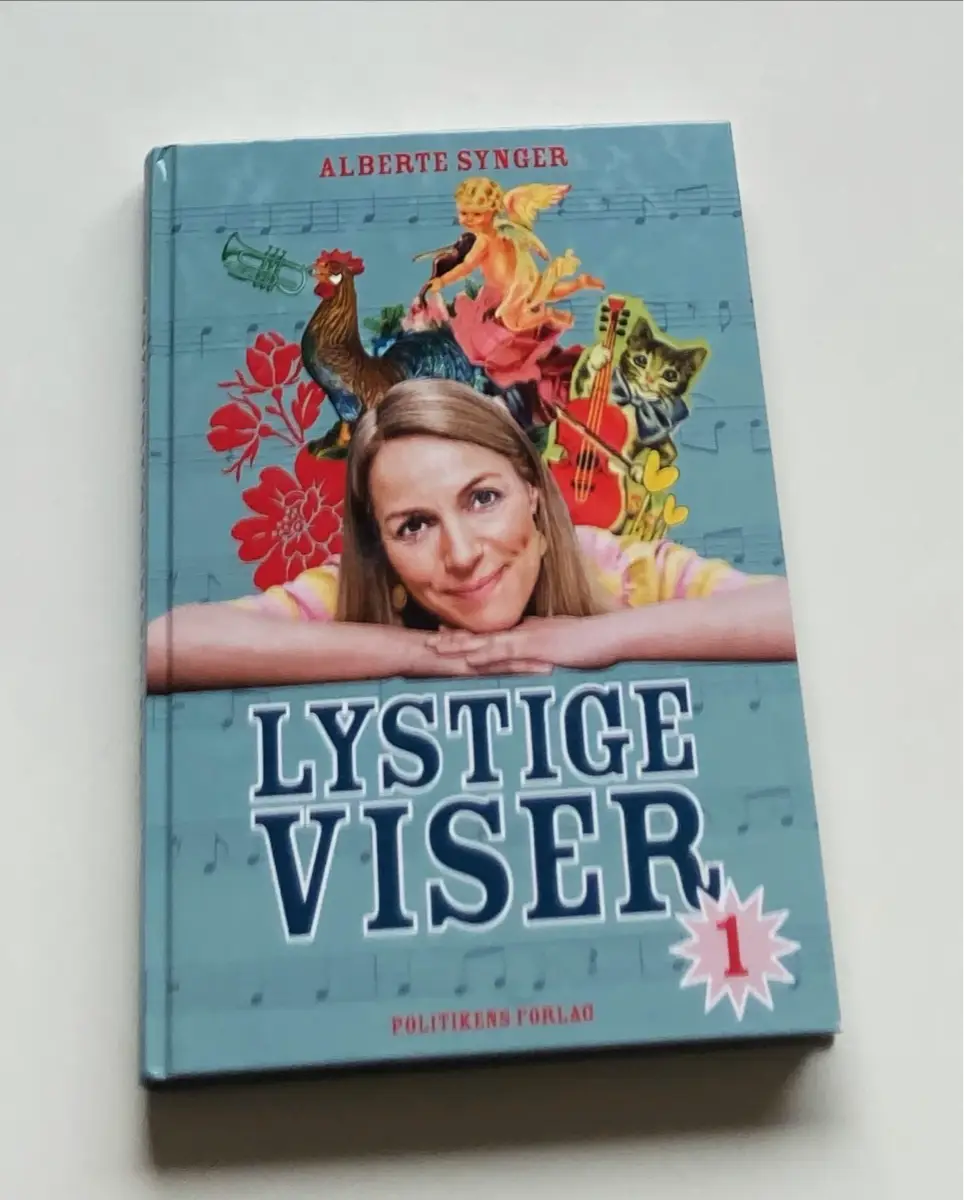 Alberte synger lystige Sangbøger