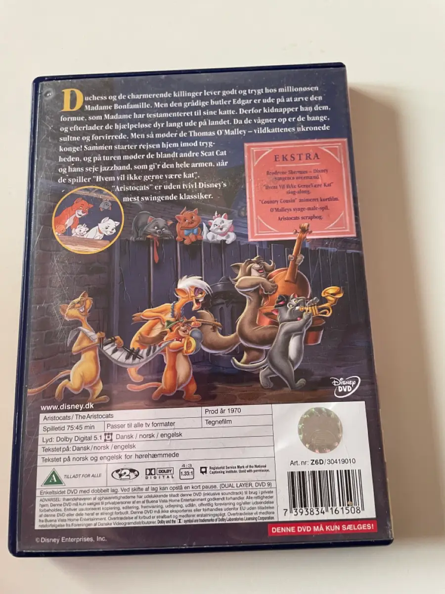 Aristocats Dvd