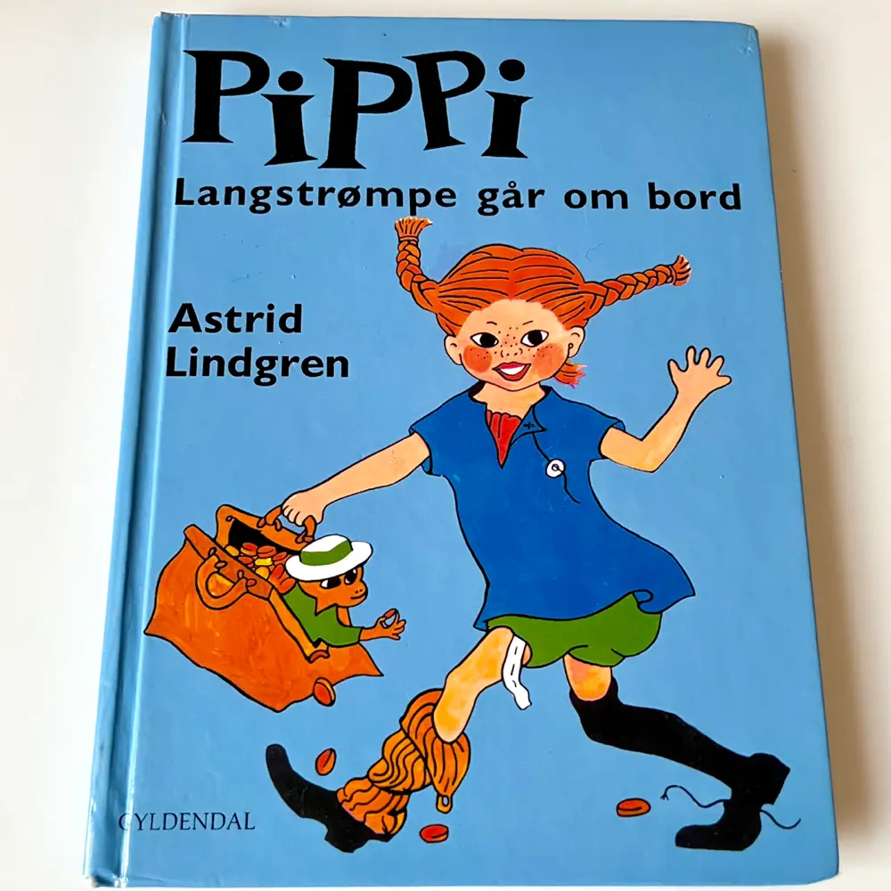 Pippi Langstrømpe går om bord Astrid Lindgren bog