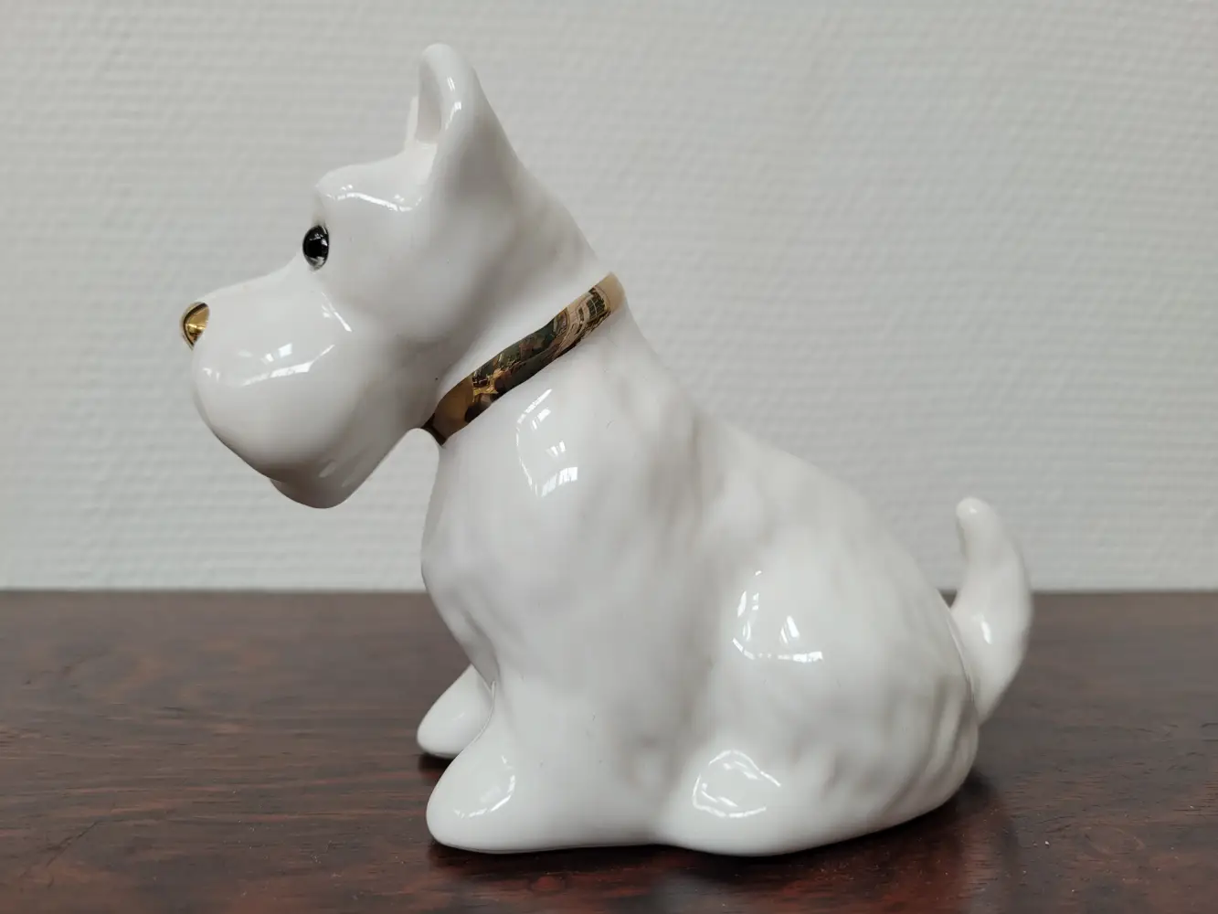 Retro Porcelænsfigur hund