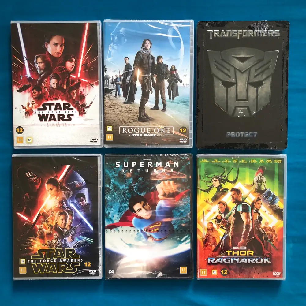 UBRUGT Star Wars Dvd film pakkekalender