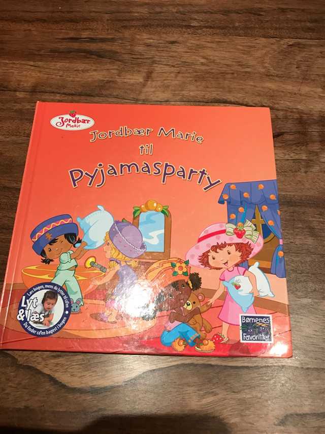 Jordbær Marie til pyjamas party Bog