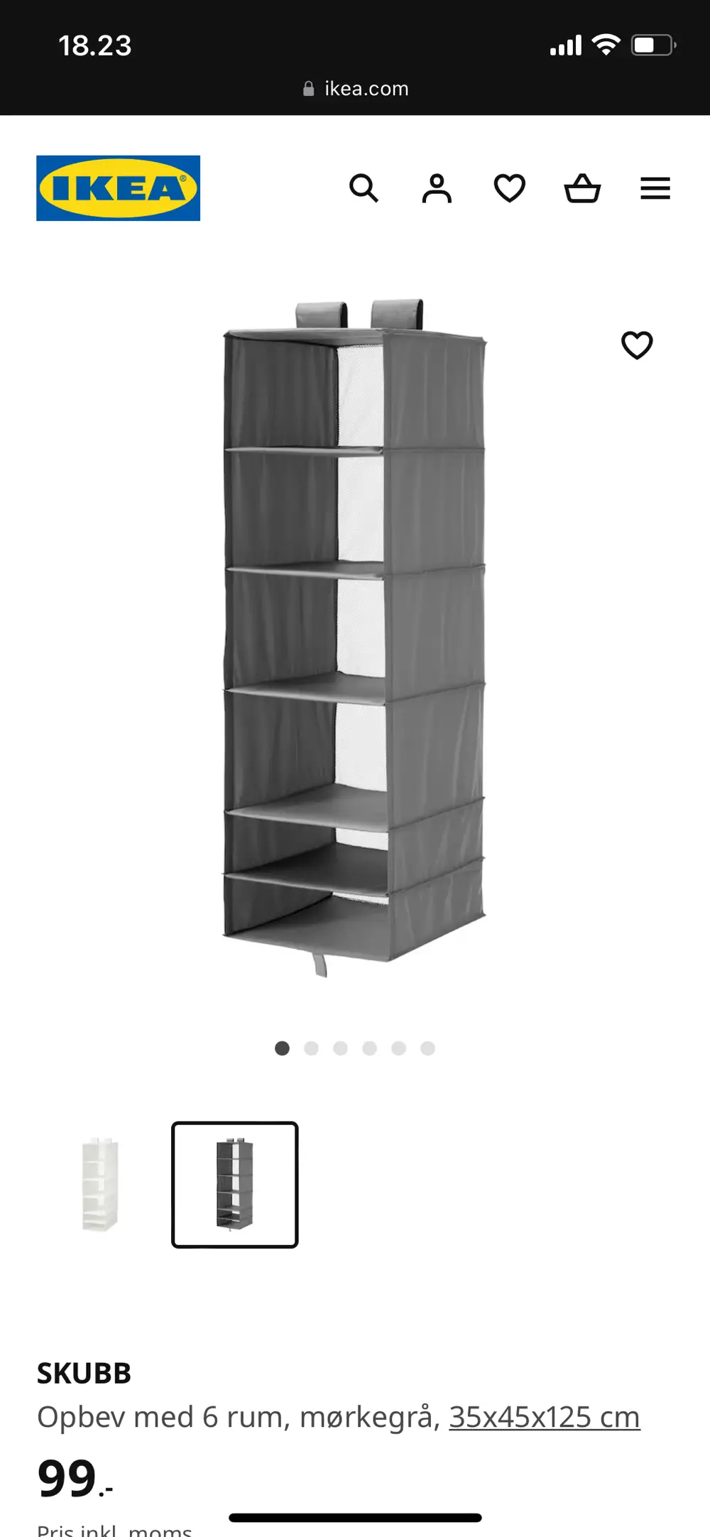 IKEA Opbevaring til tøj