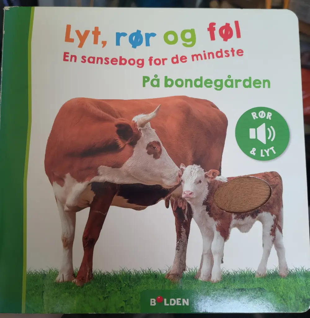 Lyt rør og føl - på bondegården Sansebog