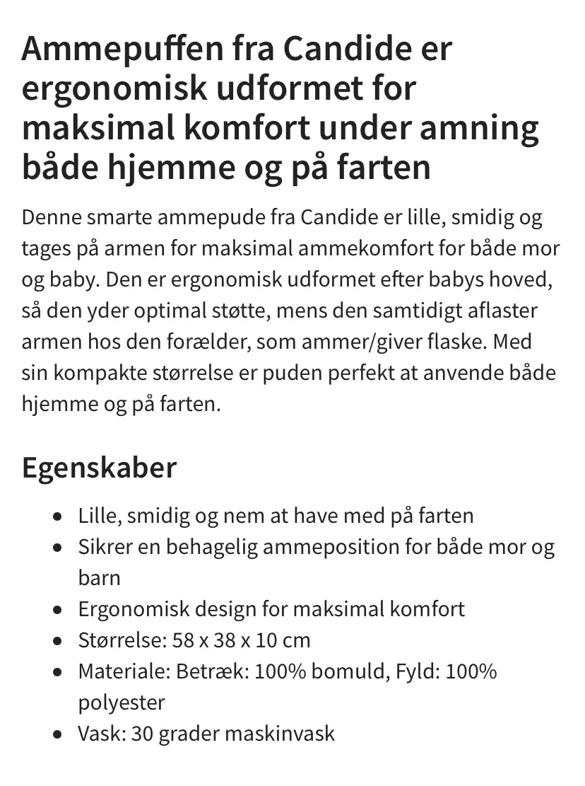 Candide Ammepude til arm