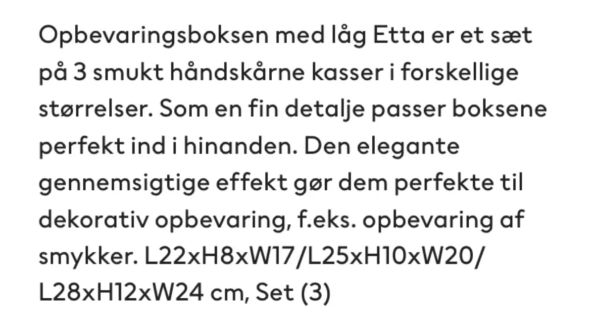 Ukendt Æsker / kasser