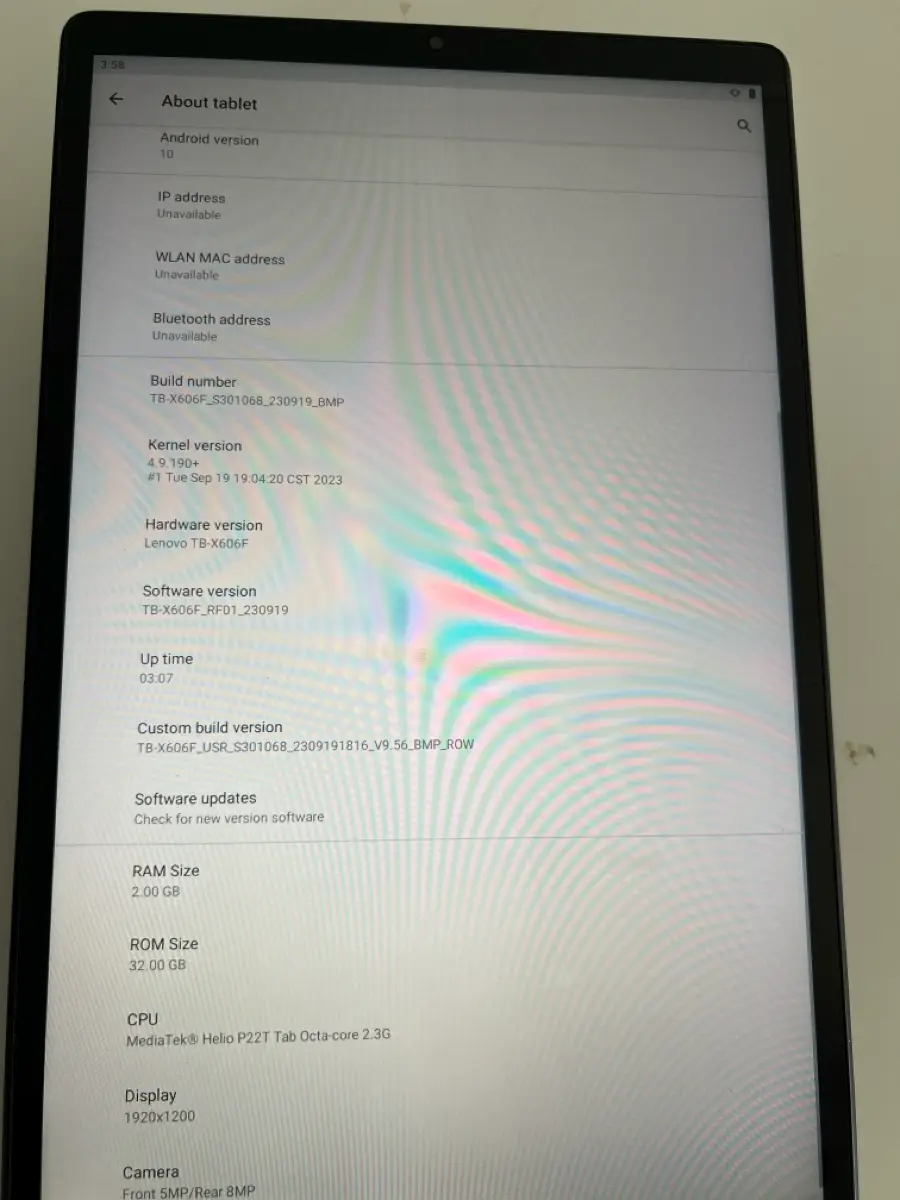 Lenovo Tab M10 FHD Plus tablet