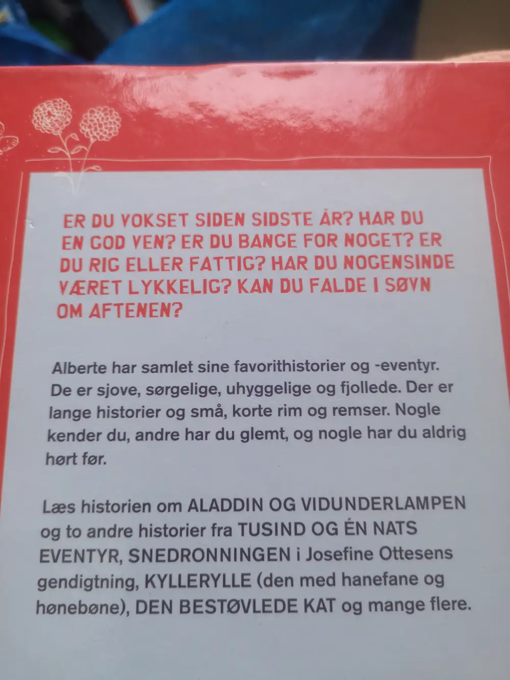 Alberte læser eventyr Bog