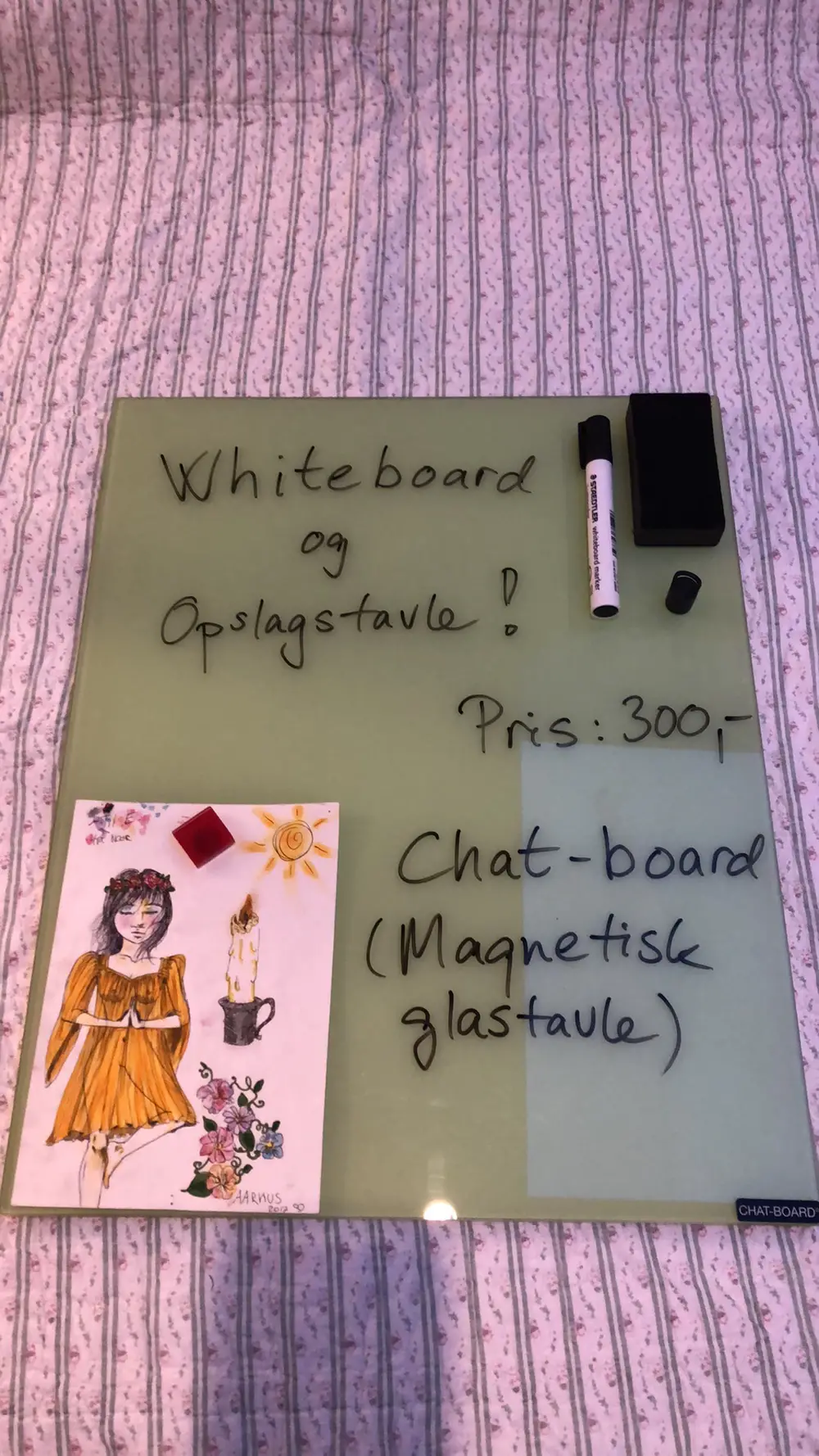 Chat-board el Whiteboard whiteboard og opslagstavle