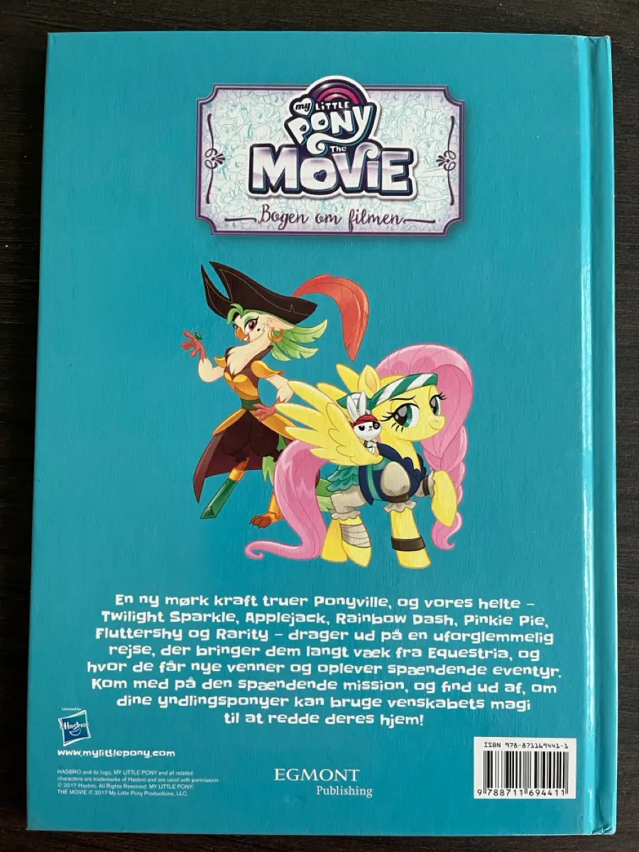 My Little Pony filmbog billedbog Højtlæsning læs højt mlp film