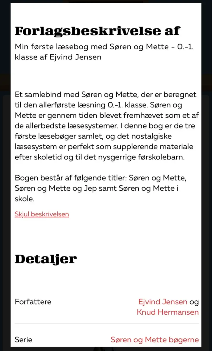 Søren  Mette Bog bøger