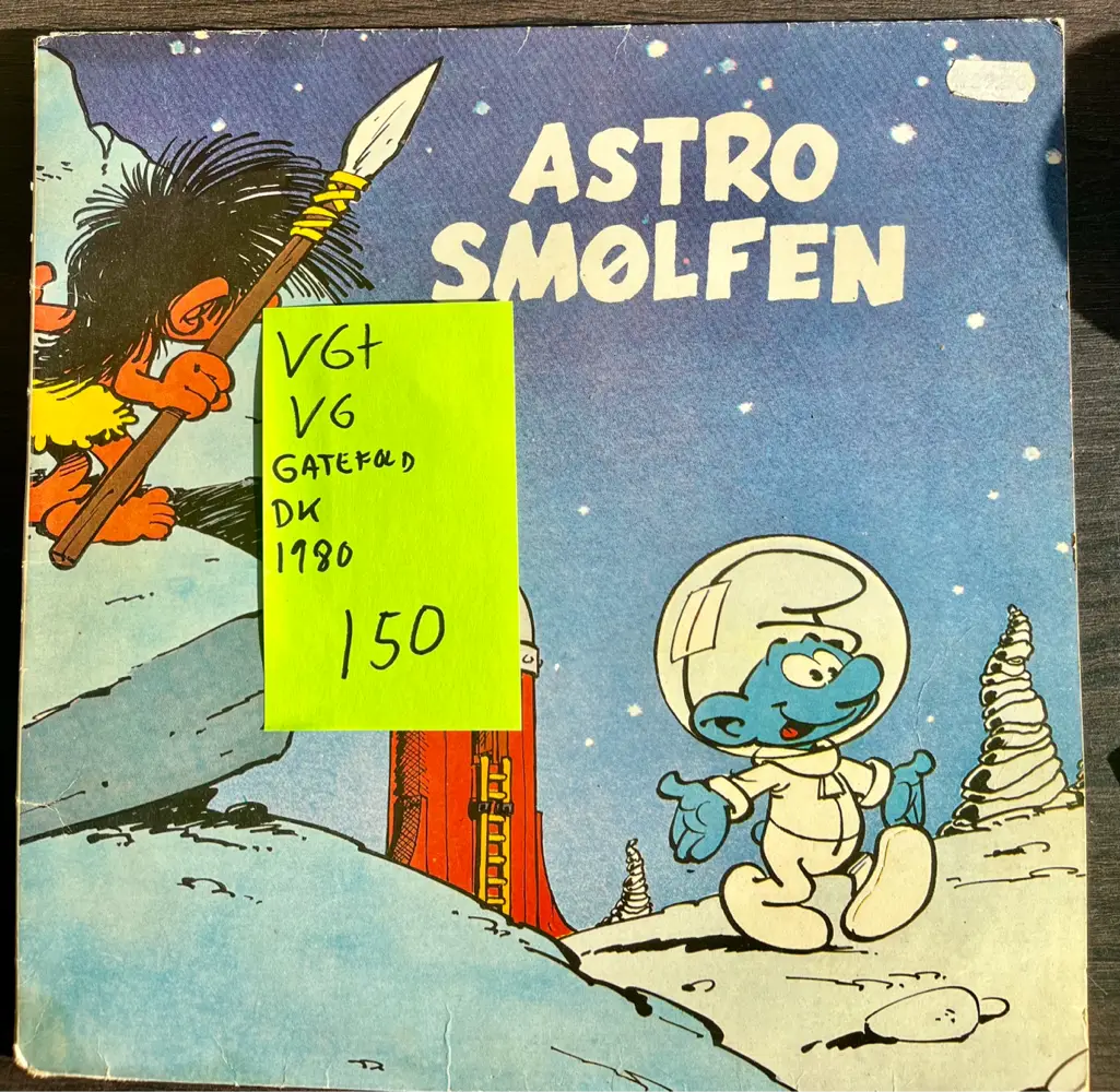 LP Astrosmølfen hørespil vinyl plade Vinylplade med historie