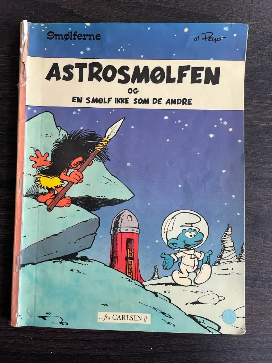 Smølferne Astrosmølfen 2 historier Tegneserie m 2 historier