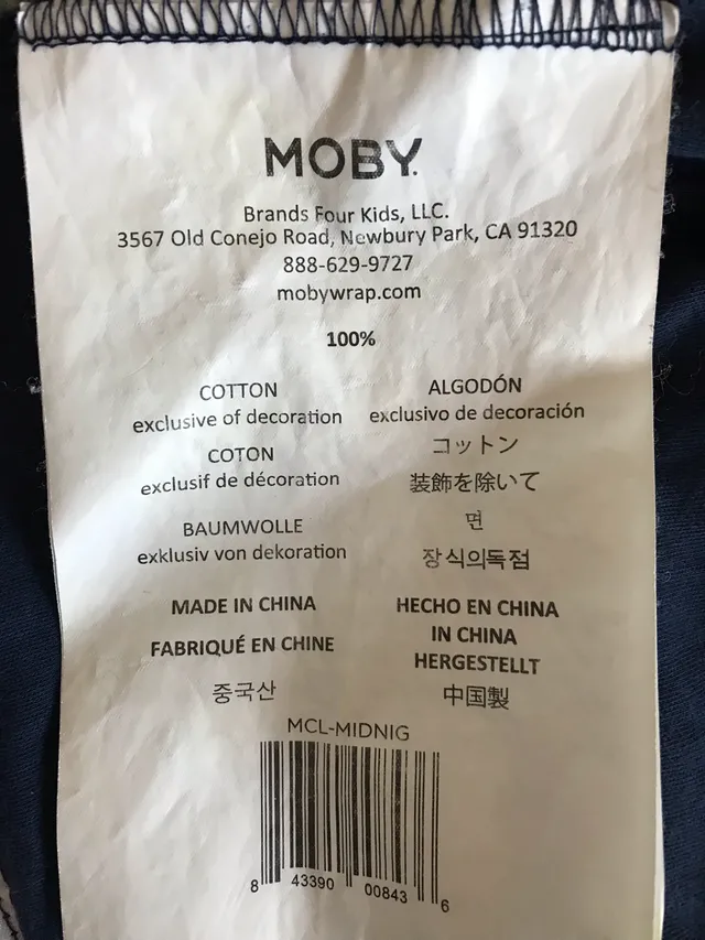 Moby MOBY bæreslynge / strækvikle